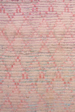 close up pink rug